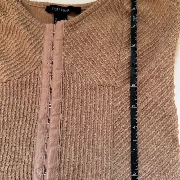 Forever 21 Tan Cropped Tank Size Small - Picture 7 of 7